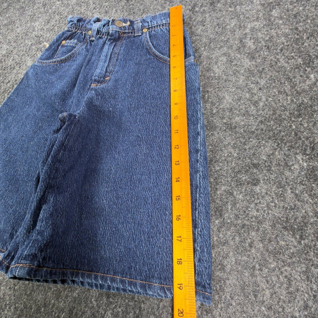 Levi Vintage 914 Short Girls 12 Blue Cotton NWT Made in USA Paperbag Waist C676 - take2supply