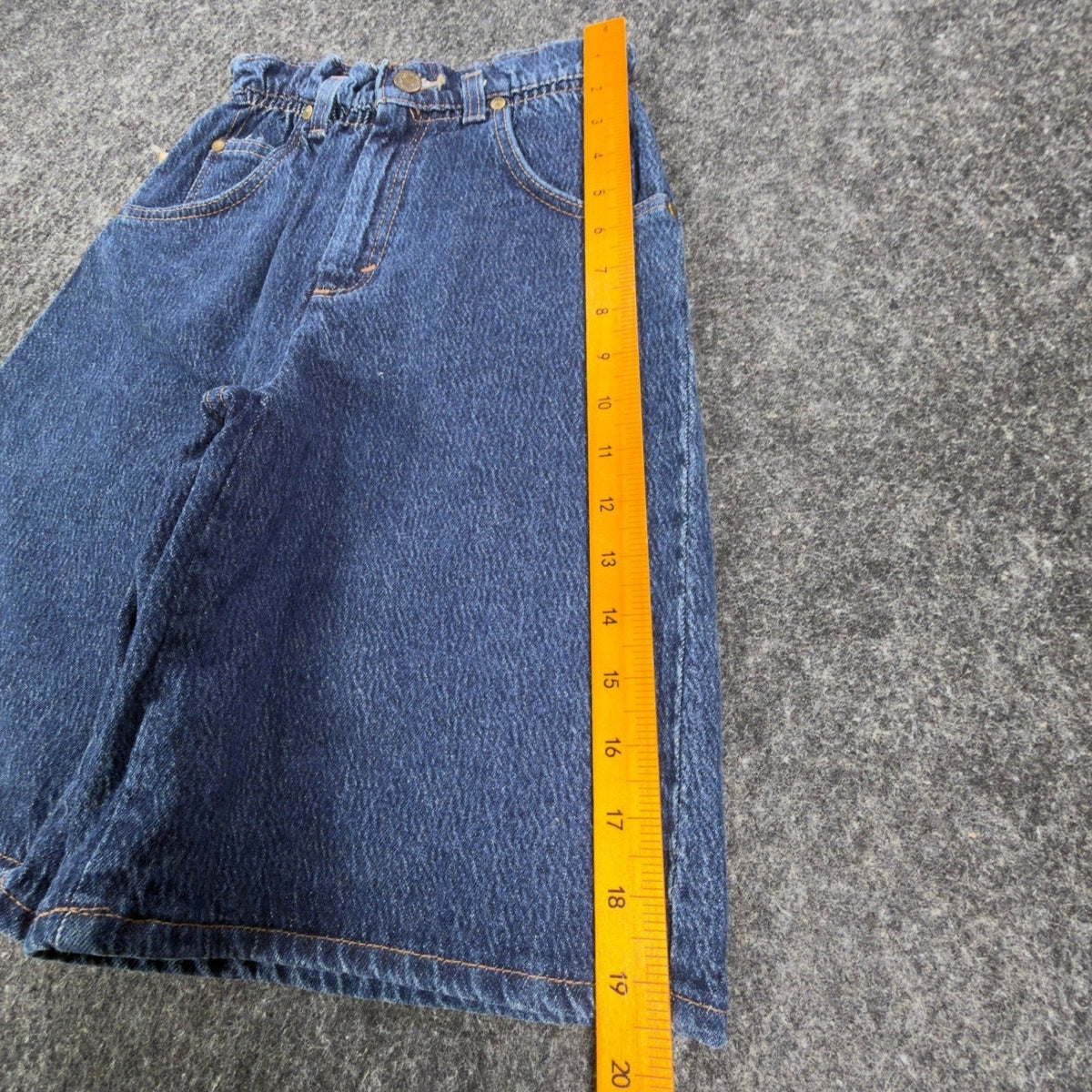 Levi Vintage 914 Short Girls 12 Blue Cotton NWT Made in USA Paperbag Waist C676 - take2supply