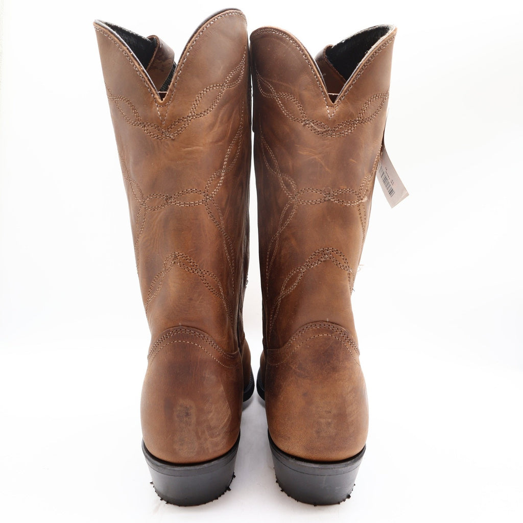 Laredo Brushwood 1805 Tan Leather Western Cowboy Boots Men's 12D NWT
