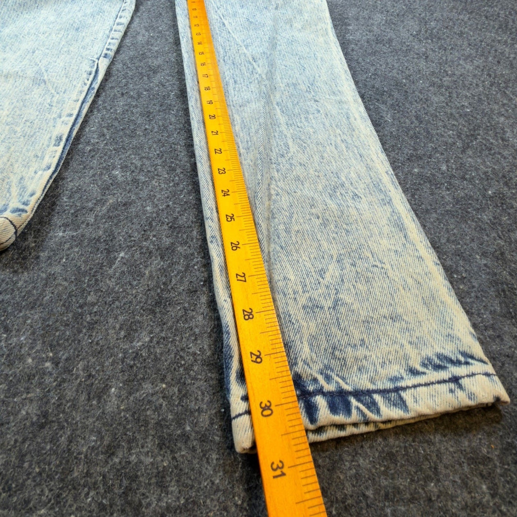 Levi's 901 Slim Jeans Womens 9 Vintage 80s Acid Wash High Waist Made in USA NWT