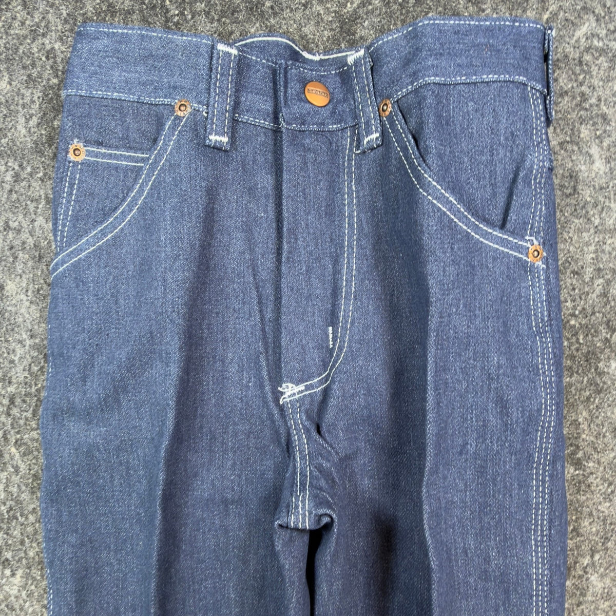 Maverick Vintage 70s Jeans Boys 12 Slim USA Blue Denim NWT Z128MNS 24x27