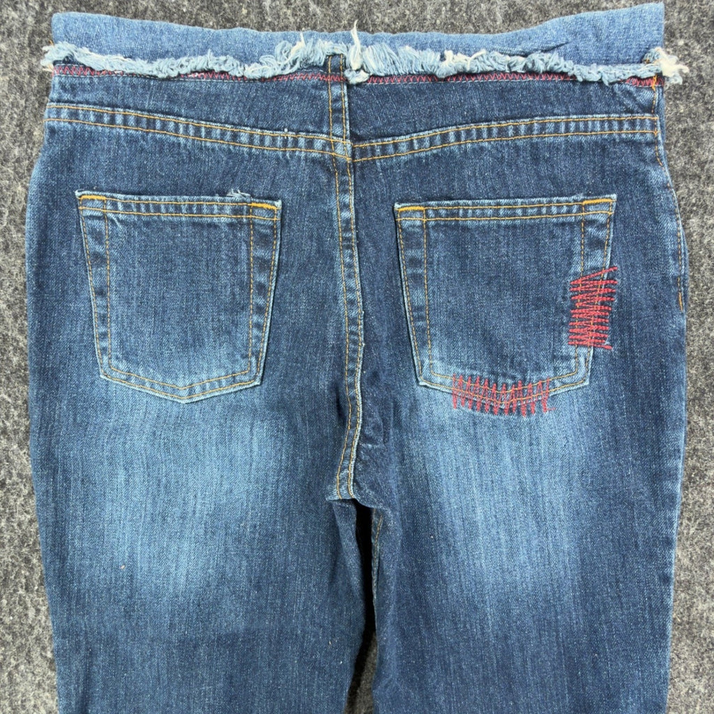 Hollywood Y2K Jeans Women 26 Blue Cotton Deadstock New With Tags - take2supply