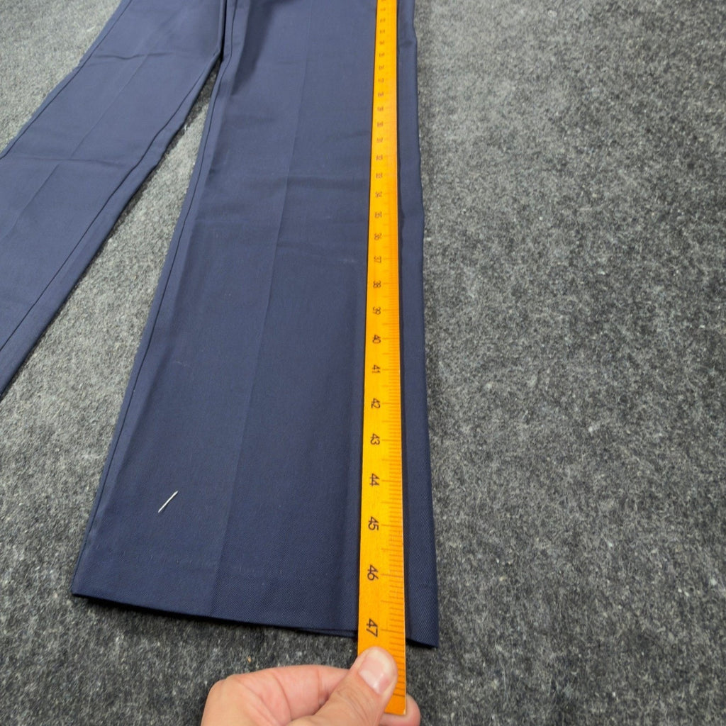 Key Imperial Vintage 70s Pants Mens 34x36 Navy Blue Deadstock 661.41N NEW