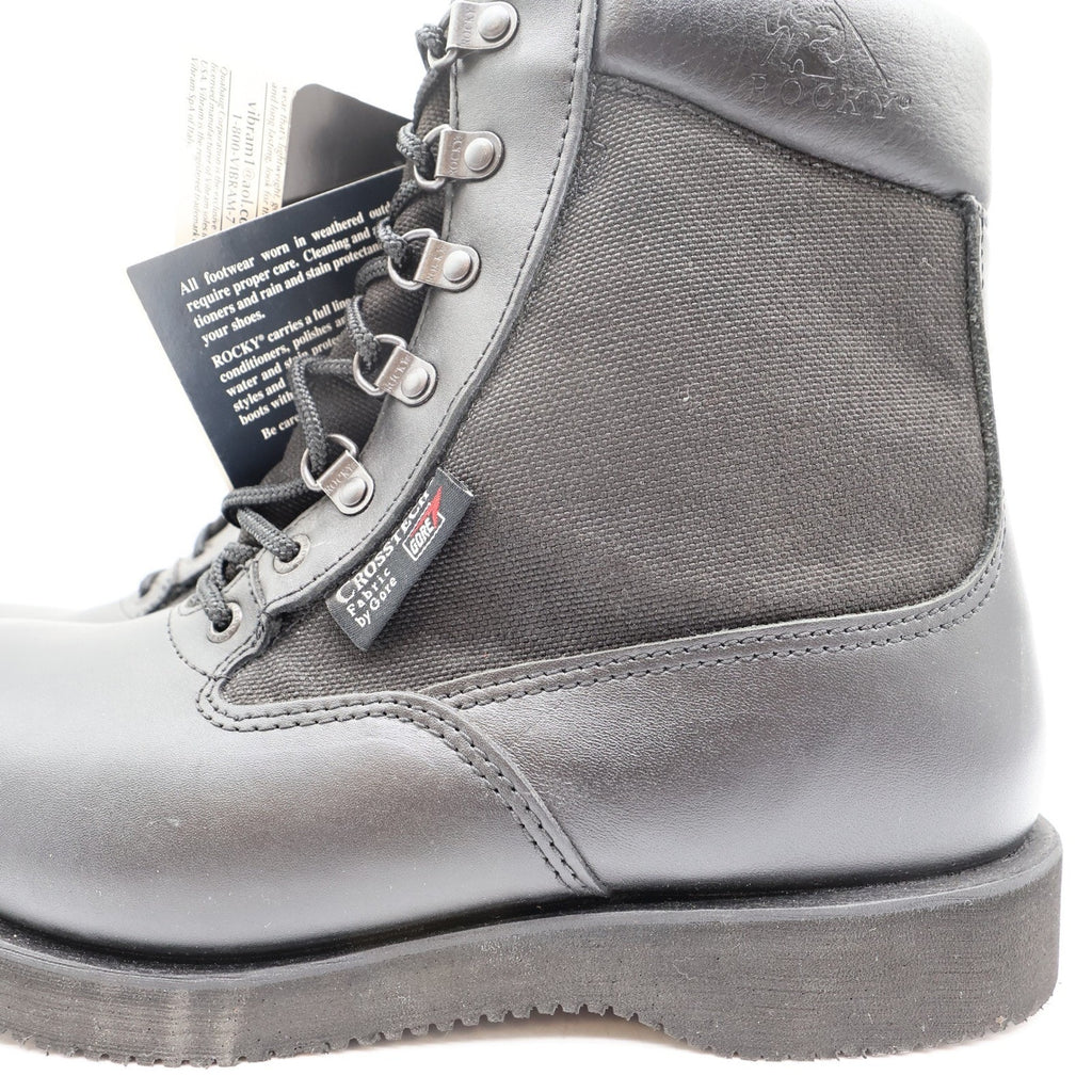 Rocky Eliminator 6" Boots Mens 9 Black Leather Waterproof Insulated NIB 8030