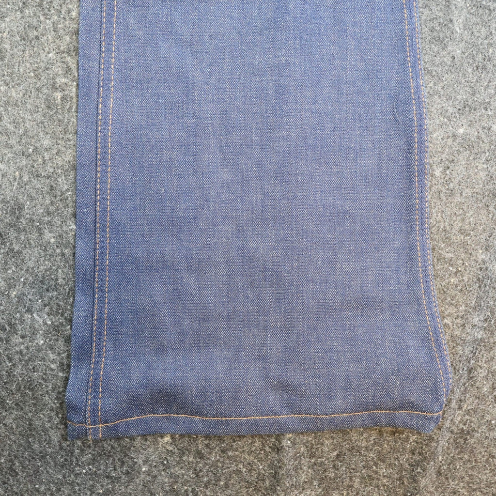 Maverick Vintage 70s Flare Jeans Mens 33x36 Blue Cotton USA Made NOS NWT