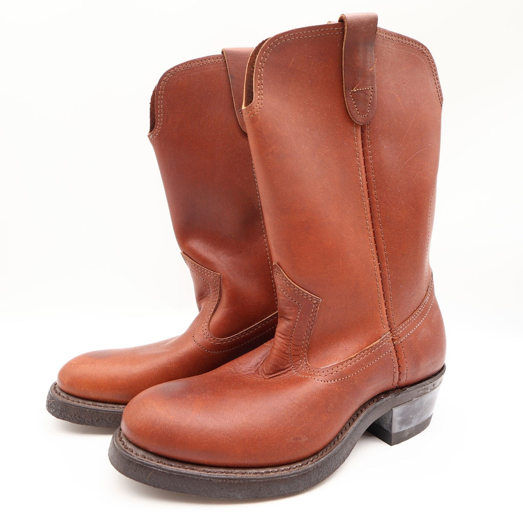 Double H Vintage 70s Western Boots Mens 6.5D Brown Leather New 2548 - take2supply