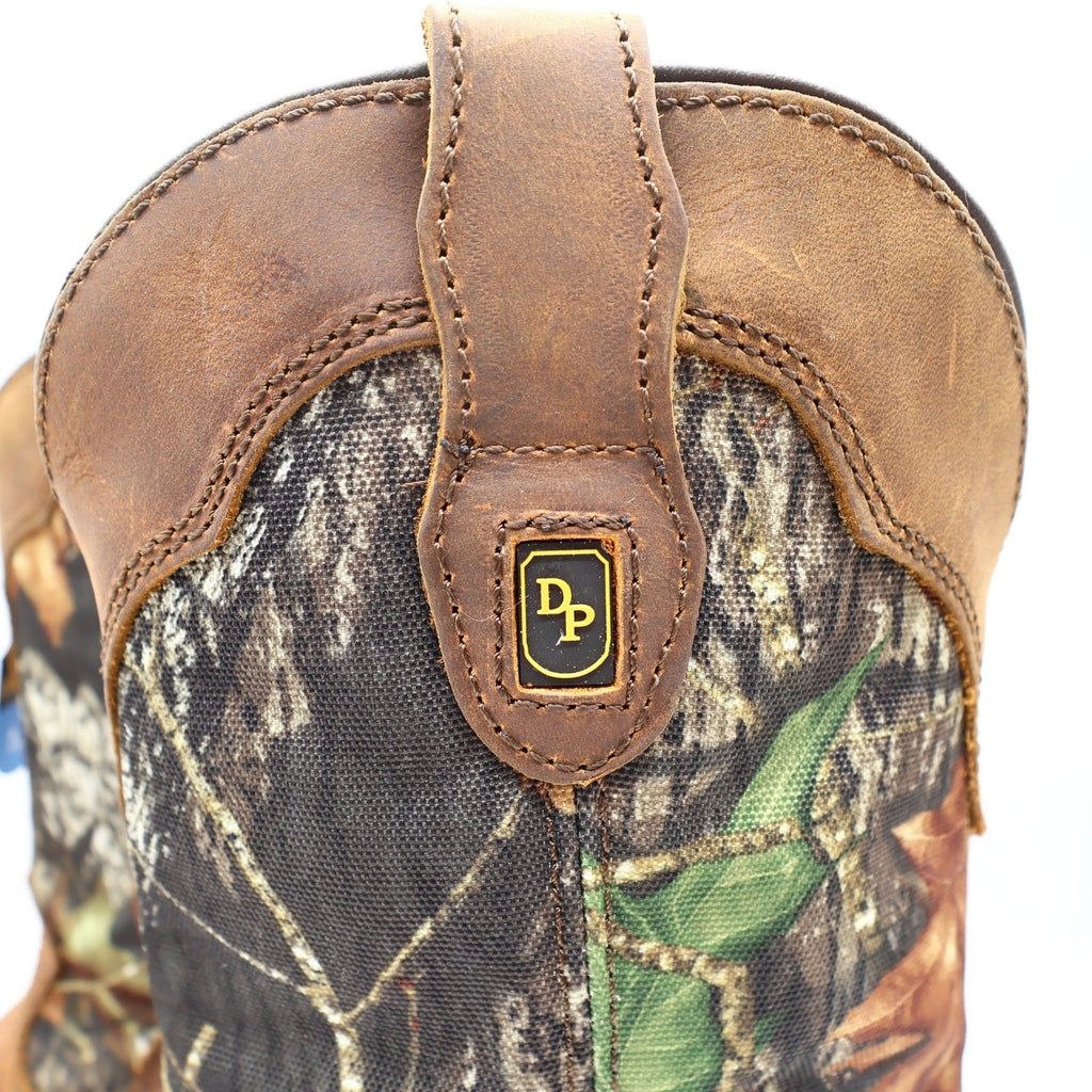 Dan Post Camo Waterproof Western Work Boots Men 10 D Brown Leather NWT Box