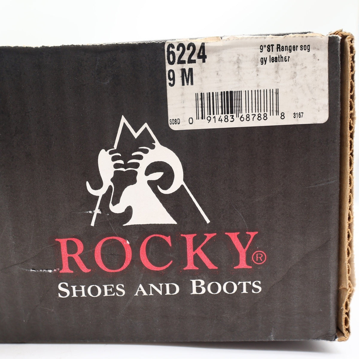 Rocky 2000s Steel Toe Ranger Work Boots Mens 9 Brown Leather Gore-Tex NIB