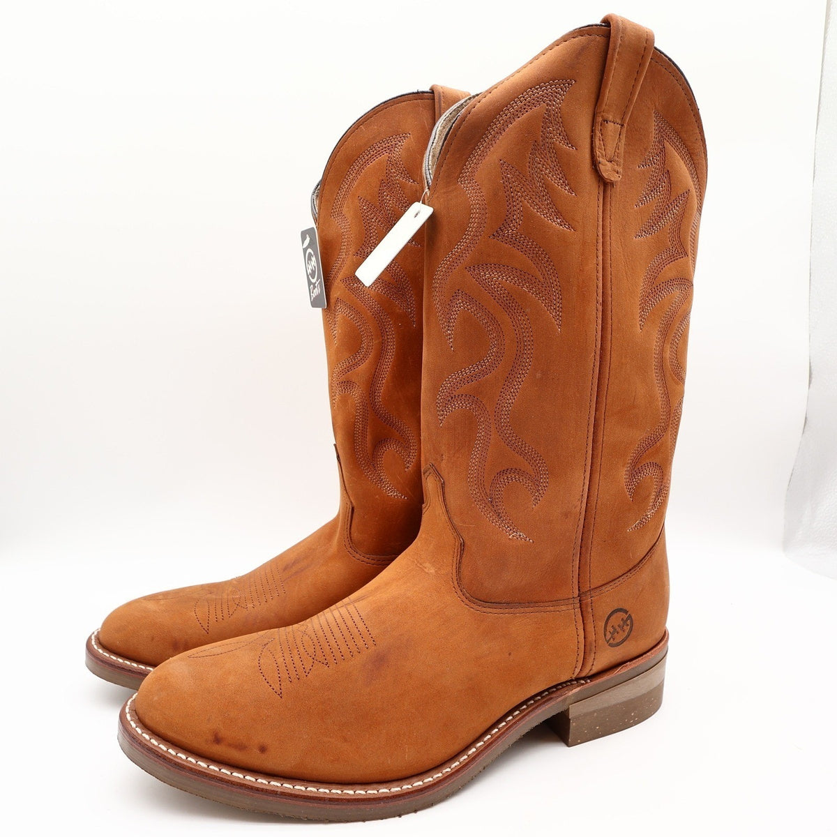 Double-H DH3250 Work Western Boots Mens 11.5 D Tan Leather NWT
