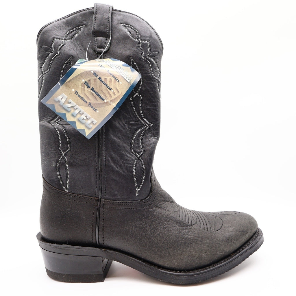 Double-H 3294 Western Boots Mens 9.5 EE Black Leather NWT Made in USA