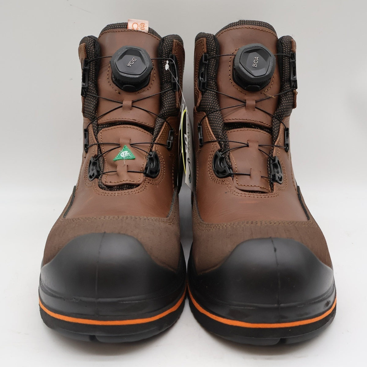 Grisport BOA Wolf Safety Boots Mens 10.5 Brown Leather Waterproof Vibram EH PR - take2supply