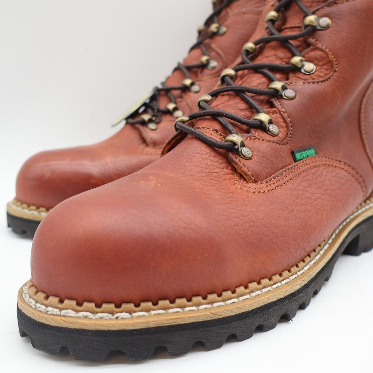Georgia Boot Renegade Work Boots Mens 10.5 M G8388 Brown Leather Steel Toe WP