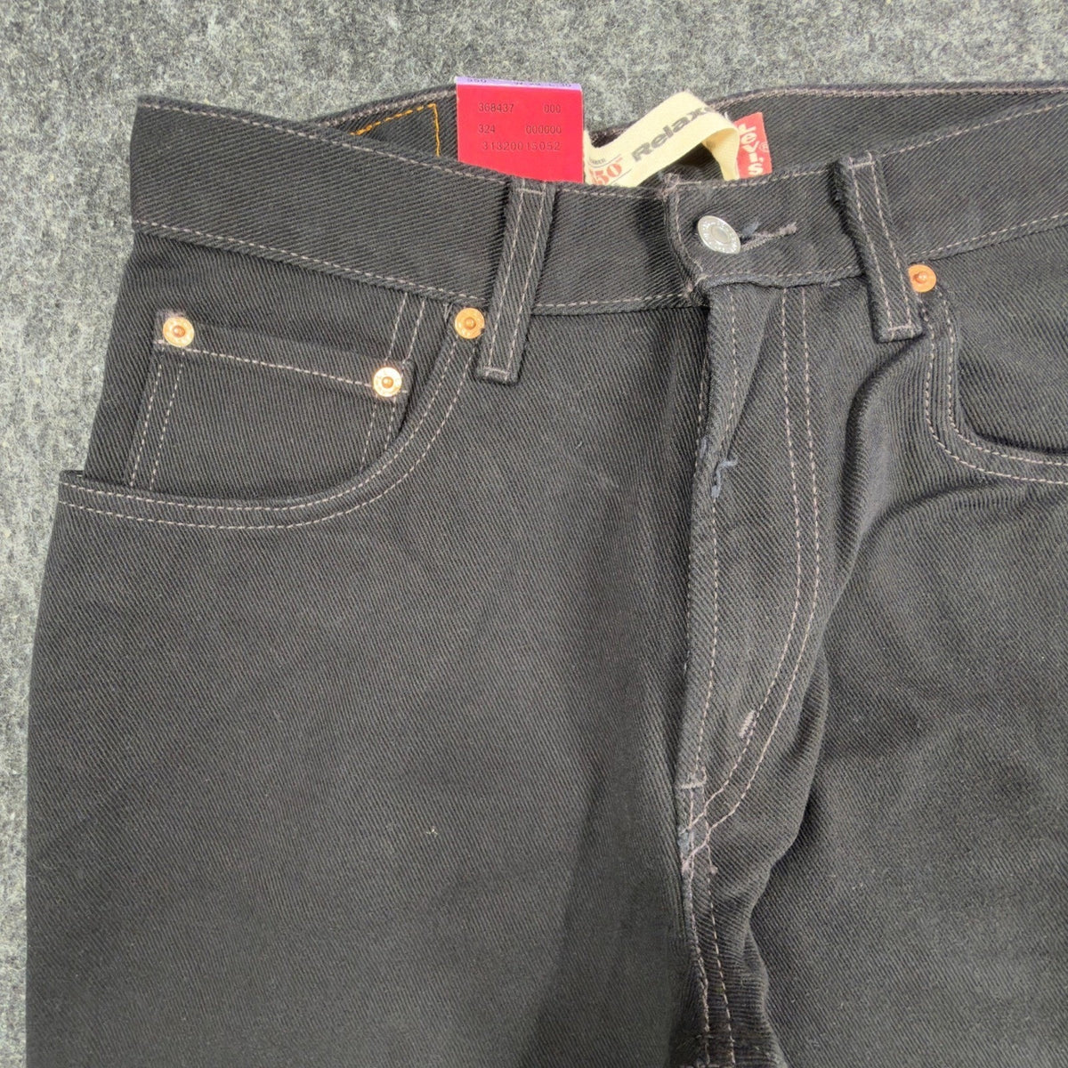 Levi's Y2K 550 Student Relaxed Fit Jeans Men 29x30 Black Denim NWT Deadstock