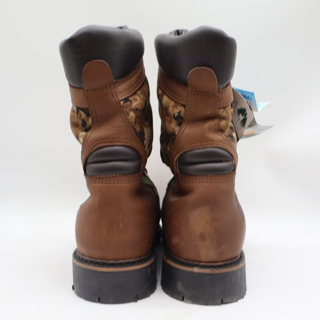 Lake of the Woods Hunting Boots Mens 9.5 D Vintage USA Camo 800g Thinsulate 5263 - take2supply