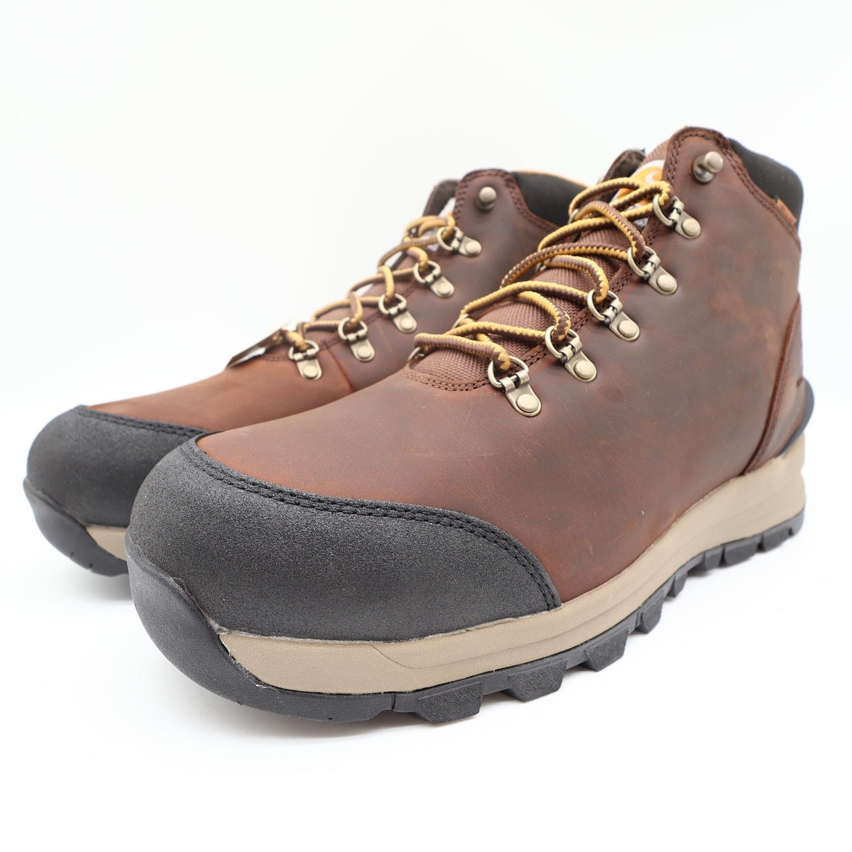 Carhartt Gilmore Work Boots Mens 12 M Brown Leather Alloy Toe Waterproof NWT - take2supply
