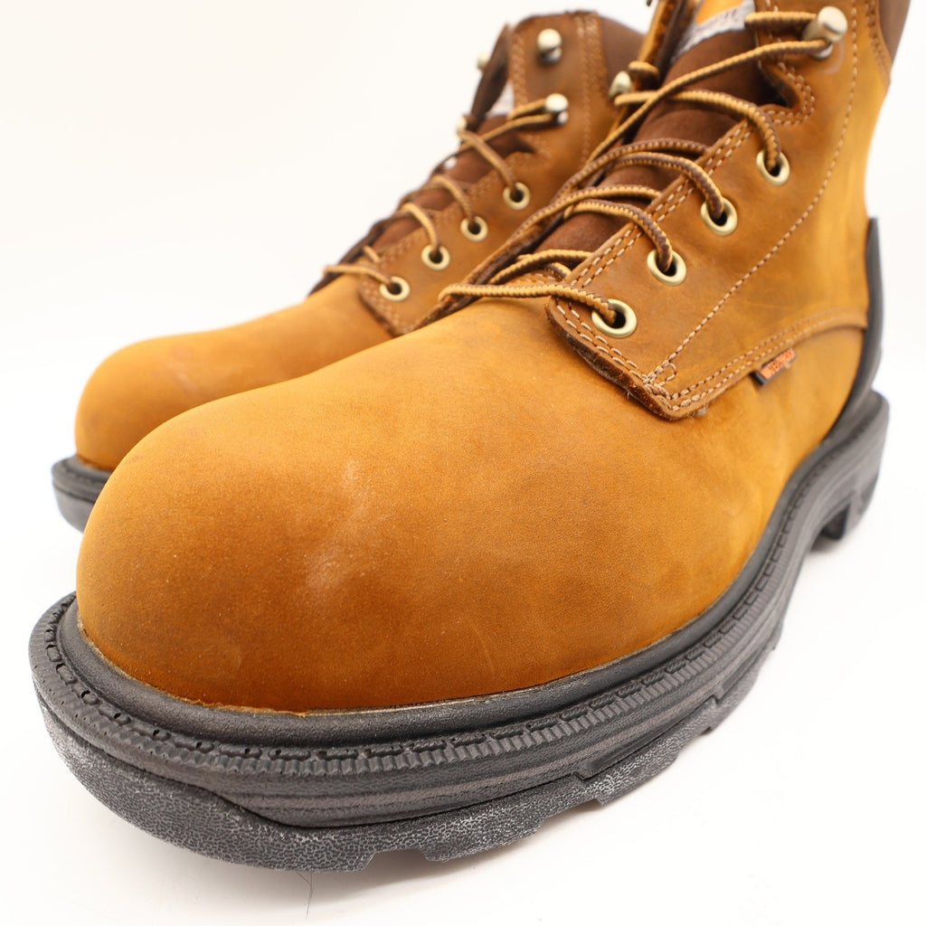 Carhartt Ironwood Work Boots Mens 9.5 M Brown Leather Alloy Toe Waterproof NWT - take2supply