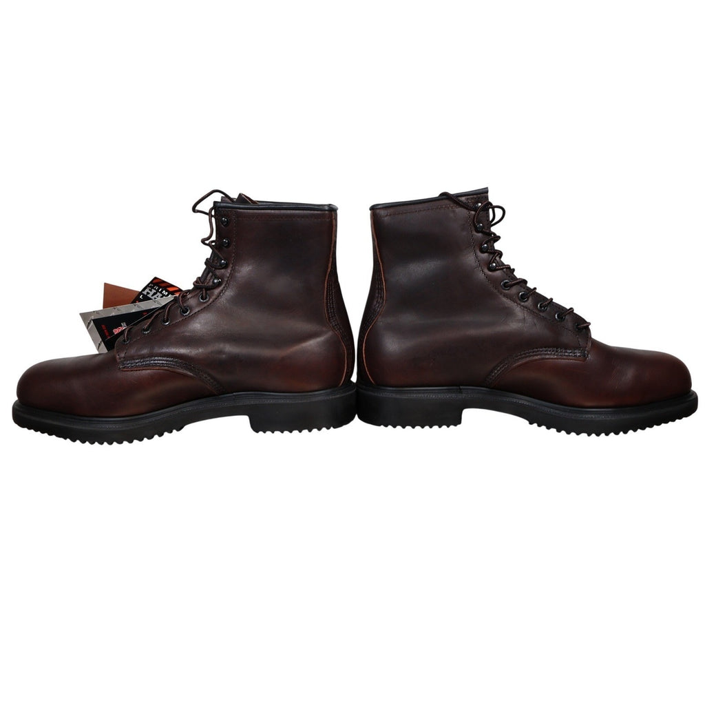 Red Wing 4412-3 Work Boots Mens 12 E2 Brown Leather Steel Toe EH New