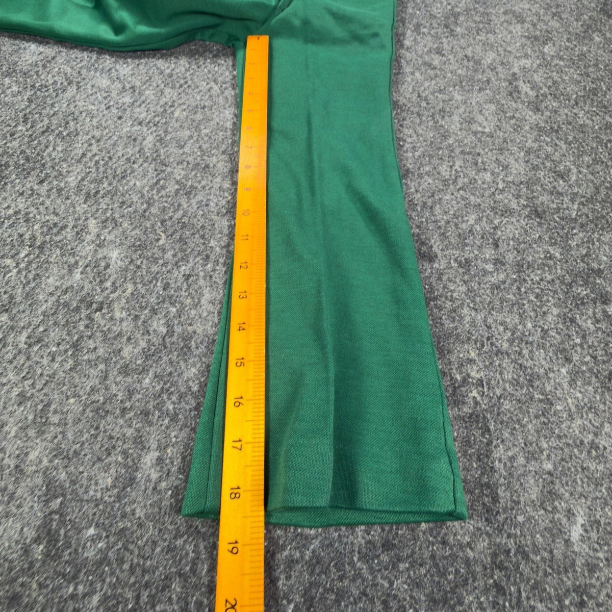 Toddly Winks Vintage 70s Pants Boys 7 Green Bell Bottom Flare USA NWT