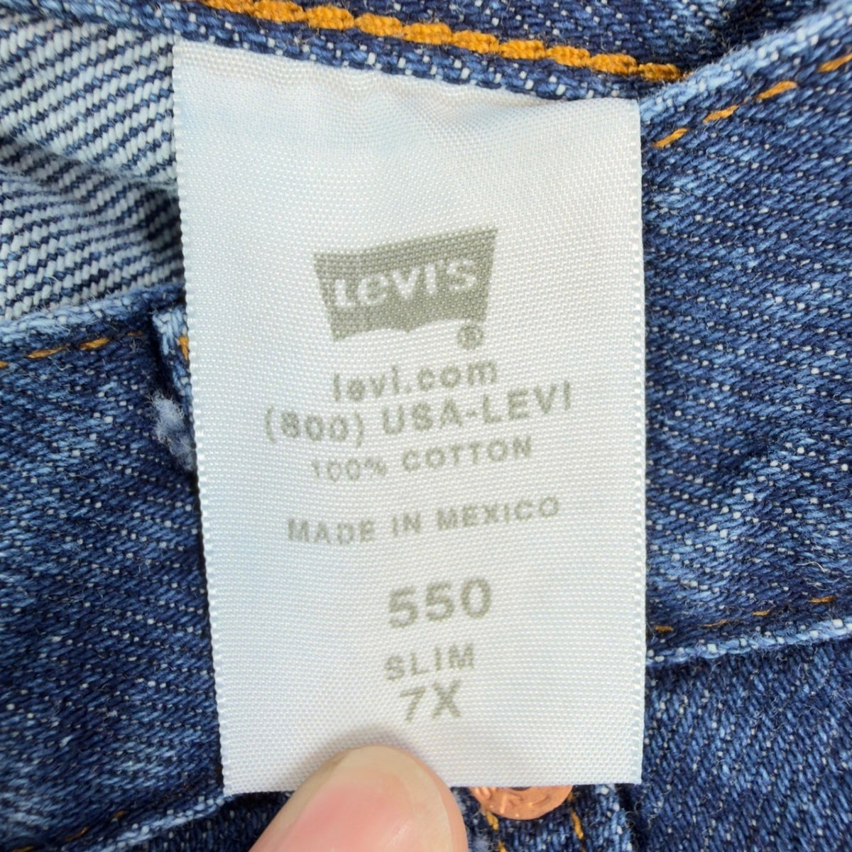 Levi's Vintage Style Relaxed Fit Jeans Boys 12 Reg Blue Denim NWT