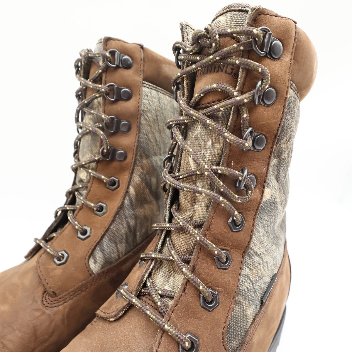 Browning 30300 Hunting Boots Mens 8 Coffee Camo Leather Waterproof New