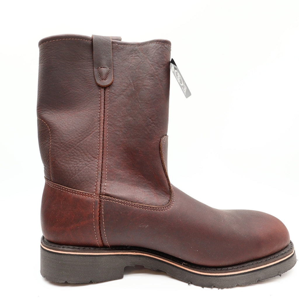 Double-H 3730 Boots Mens 11 2E Brown Briar Pitstop Leather Work New With Box
