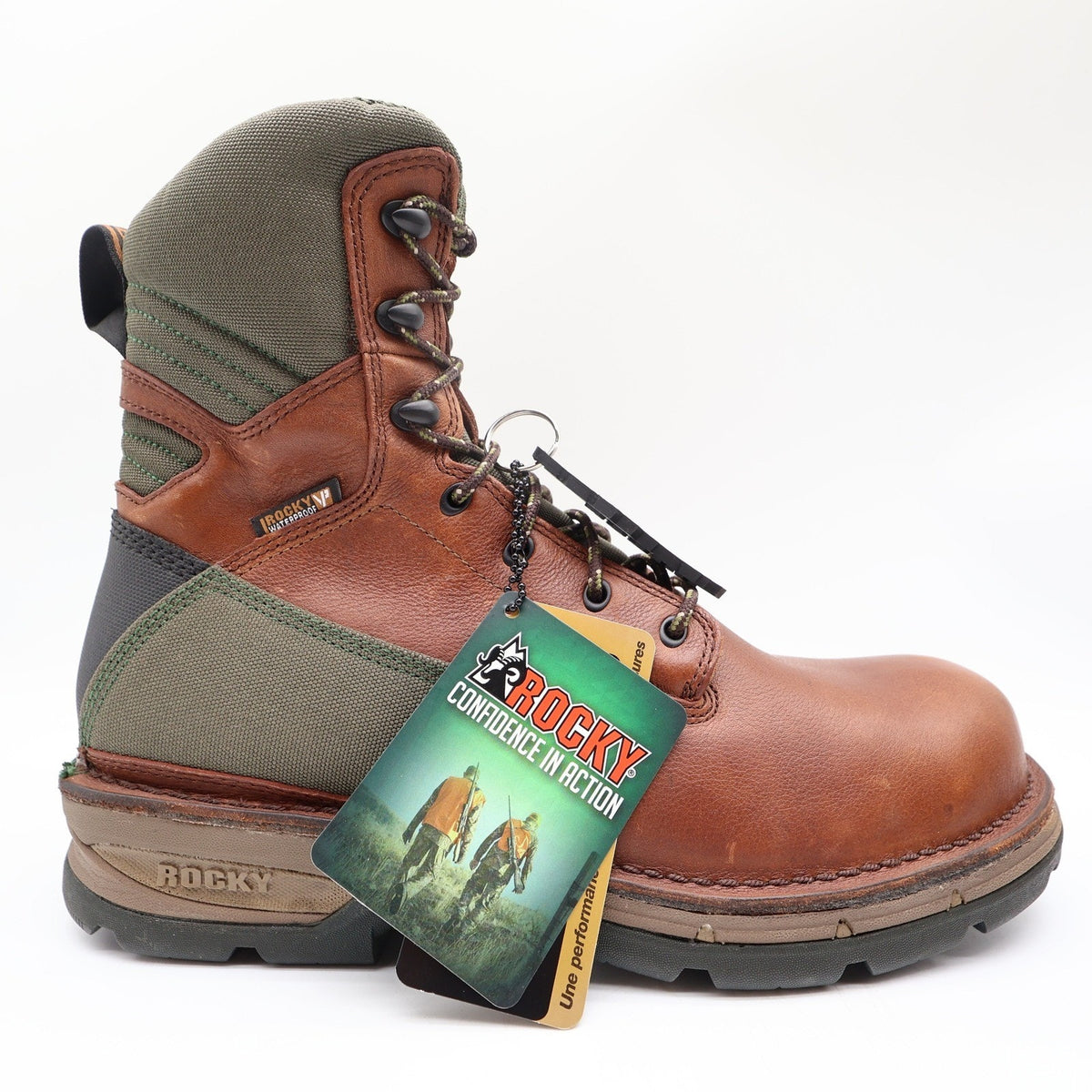 Rocky Fieldlite Hunting Boots Mens 9.5 Brown Leather Insulated Waterproof NIB - take2supply