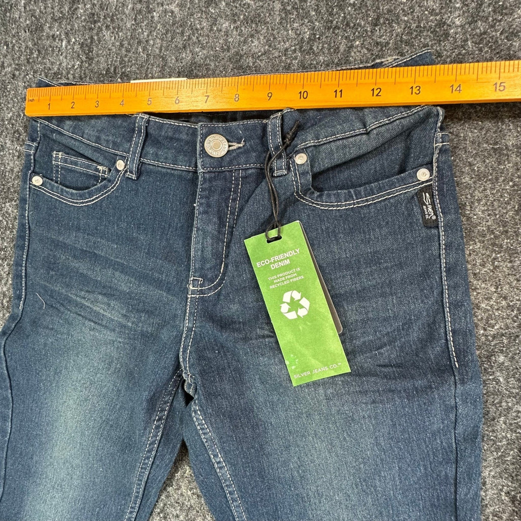 Silver Jeans Co Sasha Skinny Jeans Girls 10 Blue Denim Slim Fit NWT