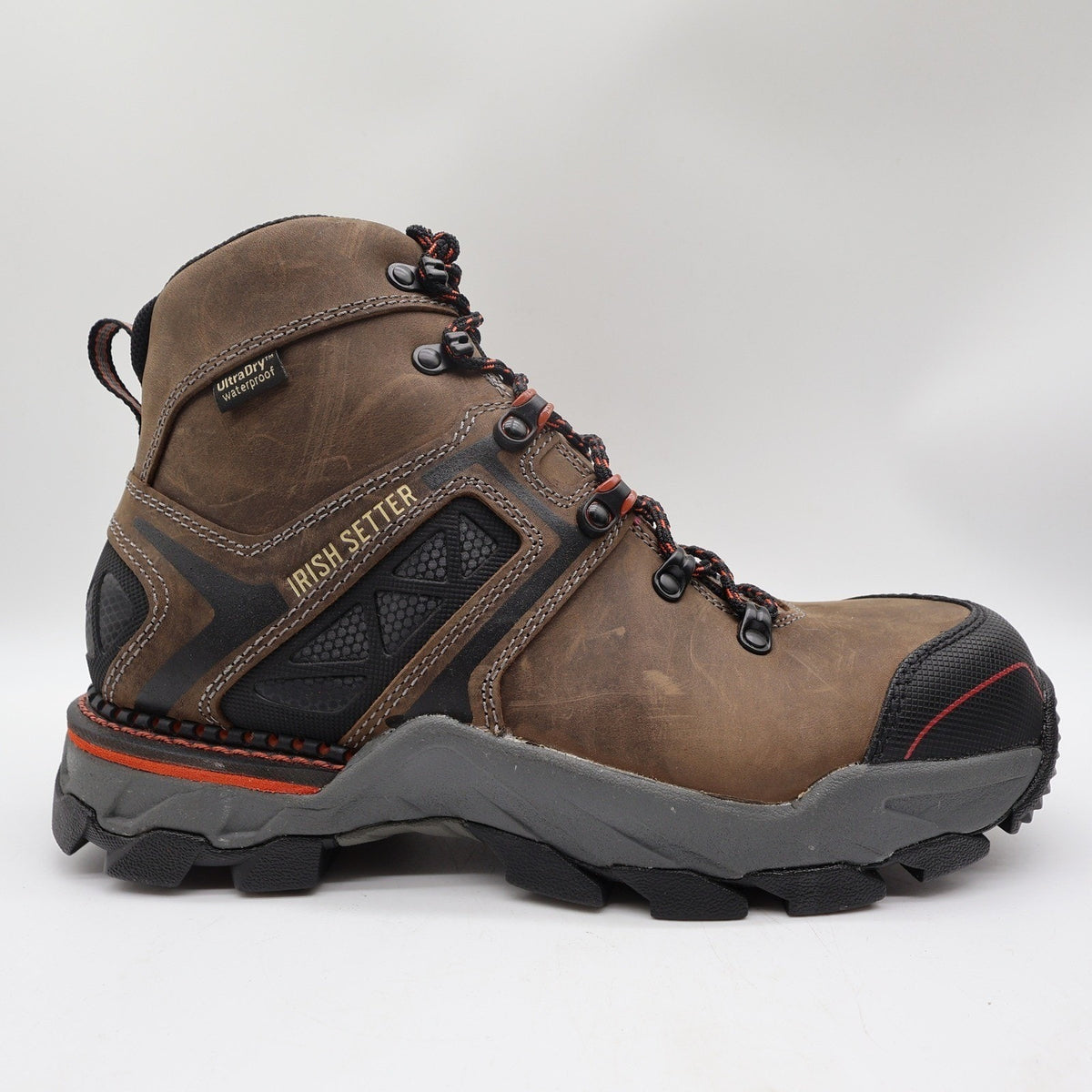 Irish Setter Boots Mens 10 D Crosby Leather Waterproof Safety Toe 83628 NIB