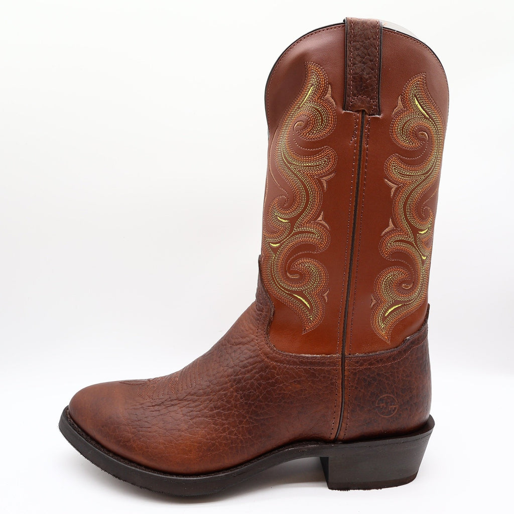 Double-H DH4417 R Toe Work Western Mustang Boots Mens 12 EE Rust NIB