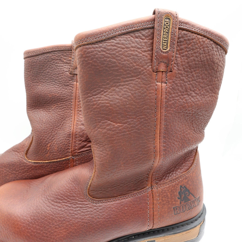 Rocky IronClad 6685 Waterproof Steel Toe Pull-On Work Boots Men's 12M NWT