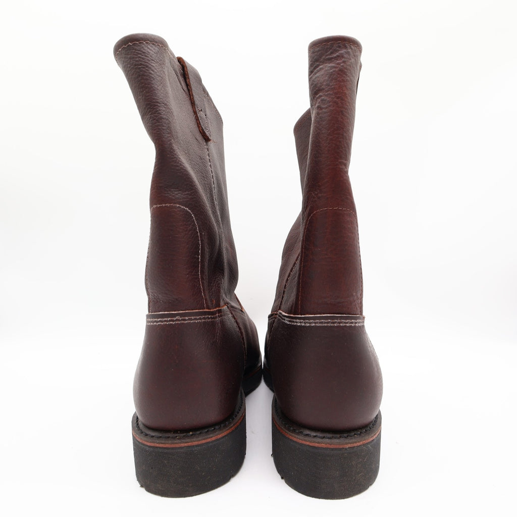 Double-H Boots Mens 12 EE USA Brown Leather Ranch Wellington Work Boots NIB 3730