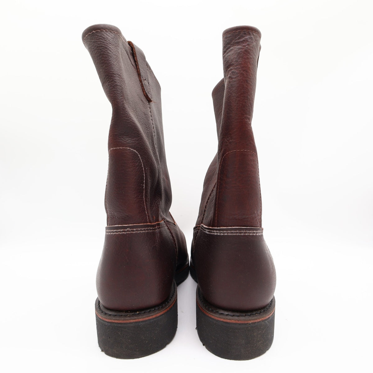 Double-H Boots Mens 12 EE USA Brown Leather Ranch Wellington Work Boots NIB 3730