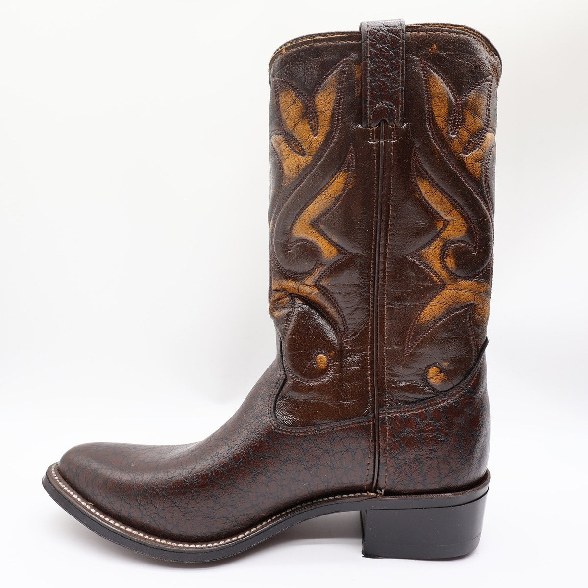 Double H 1927 Cowboy Boots Mens 11 D Brown Leather Western Deadstock NEW