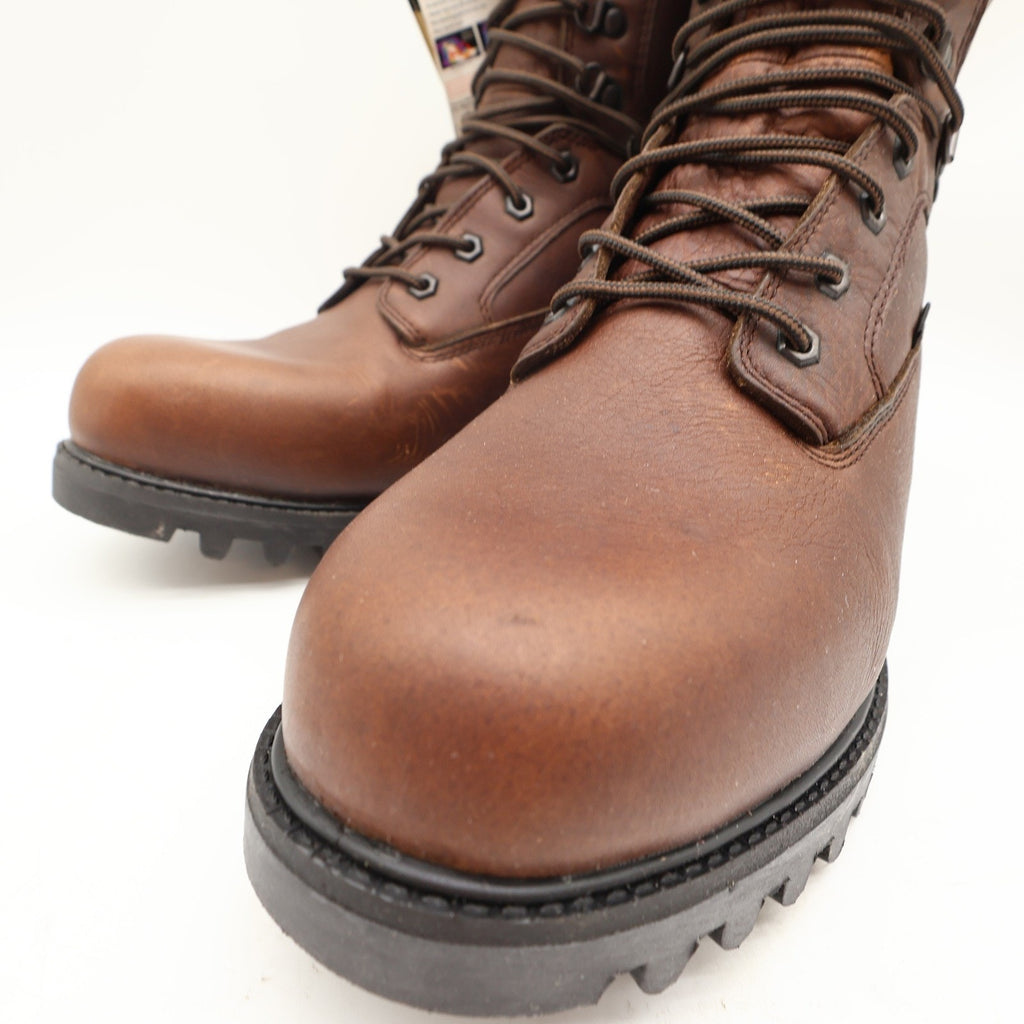 Browning 30203 Hunting Boots Mens 12 Red Brown Leather Waterproof NWT