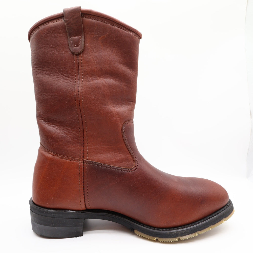 Double-H Wellington Boots Mens 10.5 D Brown Leather Work Boots NWT