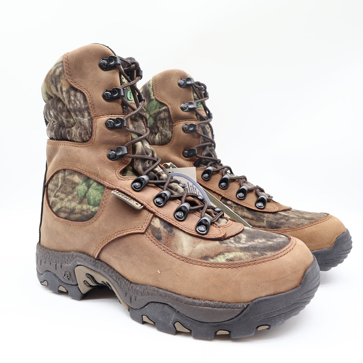 Rocky Y2K Lynx 400 SIQ Hunting Boots Mens 9W Brown Camo Leather New With Box - take2supply