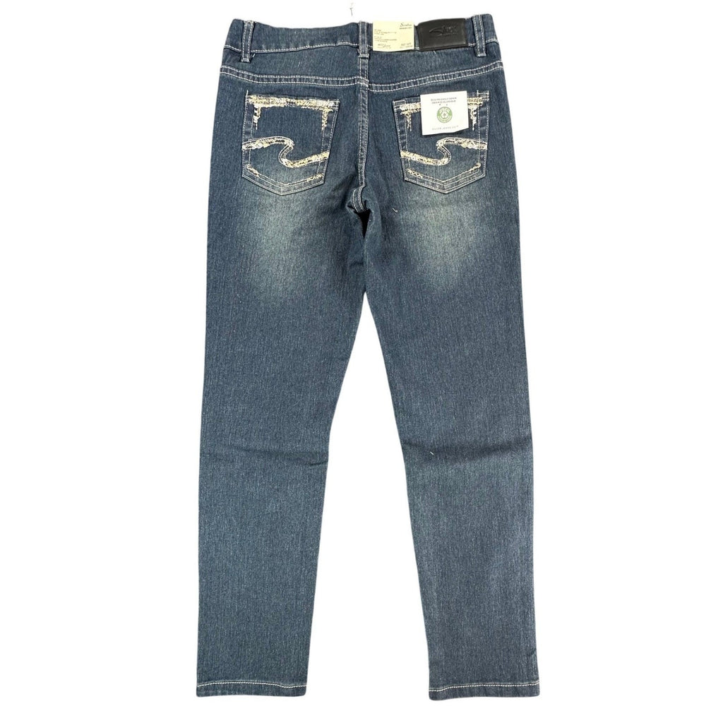 Silver Jeans Co Sasha Skinny Jeans Girls 10 Blue Denim Slim Fit NWT