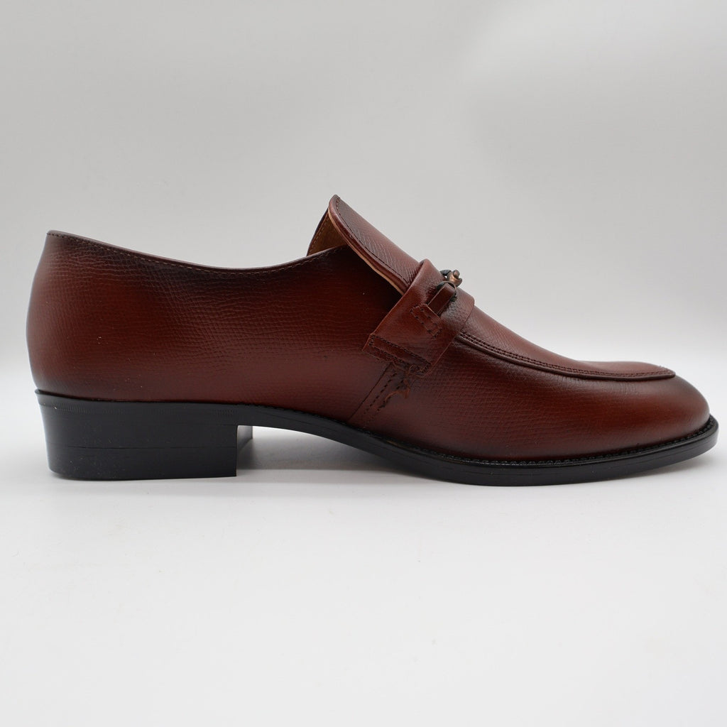 Barclay Loafers Mens 10 D Vintage Brown Bit Slip On Dress Shoes USA Made 96150