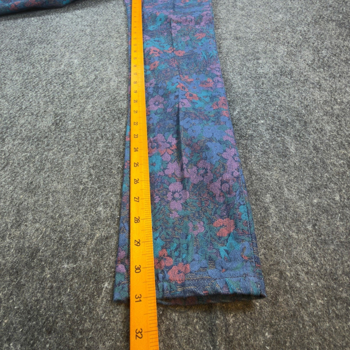 Lee Vintage 90s Tapered Rider Jeans Juniors 5 Blue Floral Cotton NWT Made in USA