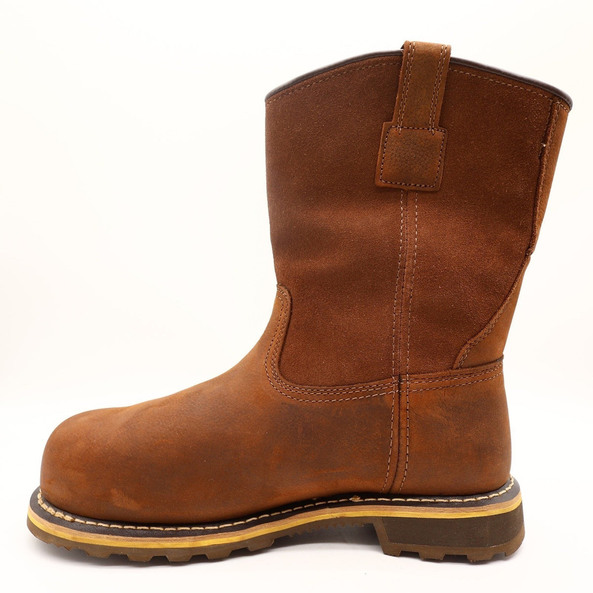 Carhartt Nano Composite Toe Work Boots Mens 10.5W Brown Leather Waterproof NEW