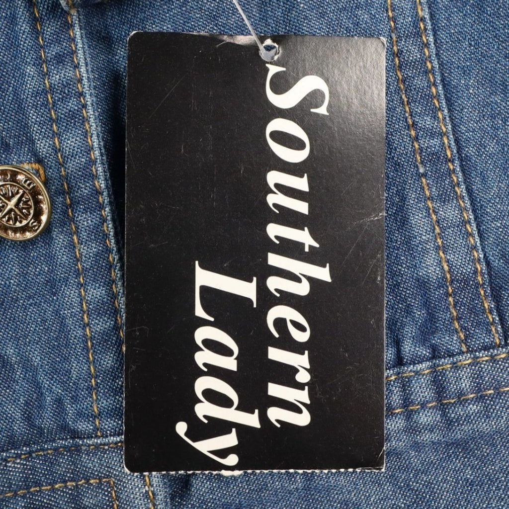 Southern Lady Denim Jacket Womens Small Blue Embroidered Cotton Trucker NWT