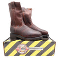 Justin Modern Steel Toe Work Boots Mens 7.5 EEE Brown Leather New In Box 4765 - take2supply