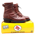 Carolina Logger Boots Mens 9 D Vintage Brown Leather GORE-TEX Insulated 7007 USA