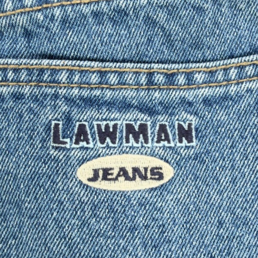 Lawman Vintage 90s Denim Shorts Womens 7 Blue Cotton NWT Deadstock High Rise - take2supply
