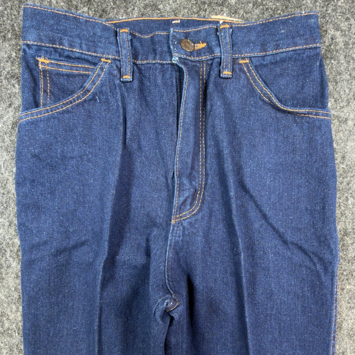 Maverick 70s Vintage High Rise Flare Jeans Juniors 9 Blue Cotton NWT Deadstock