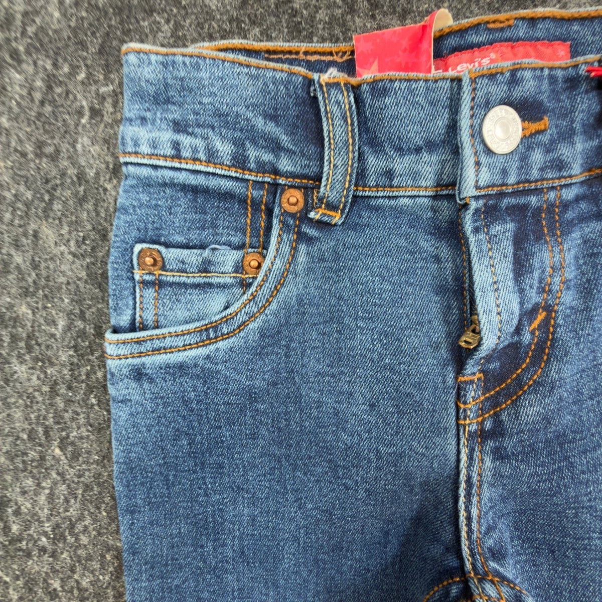Levi's Vintage Y2K 517 Flare Jeans Girls Size 8 Slim Blue Denim NOS - take2supply