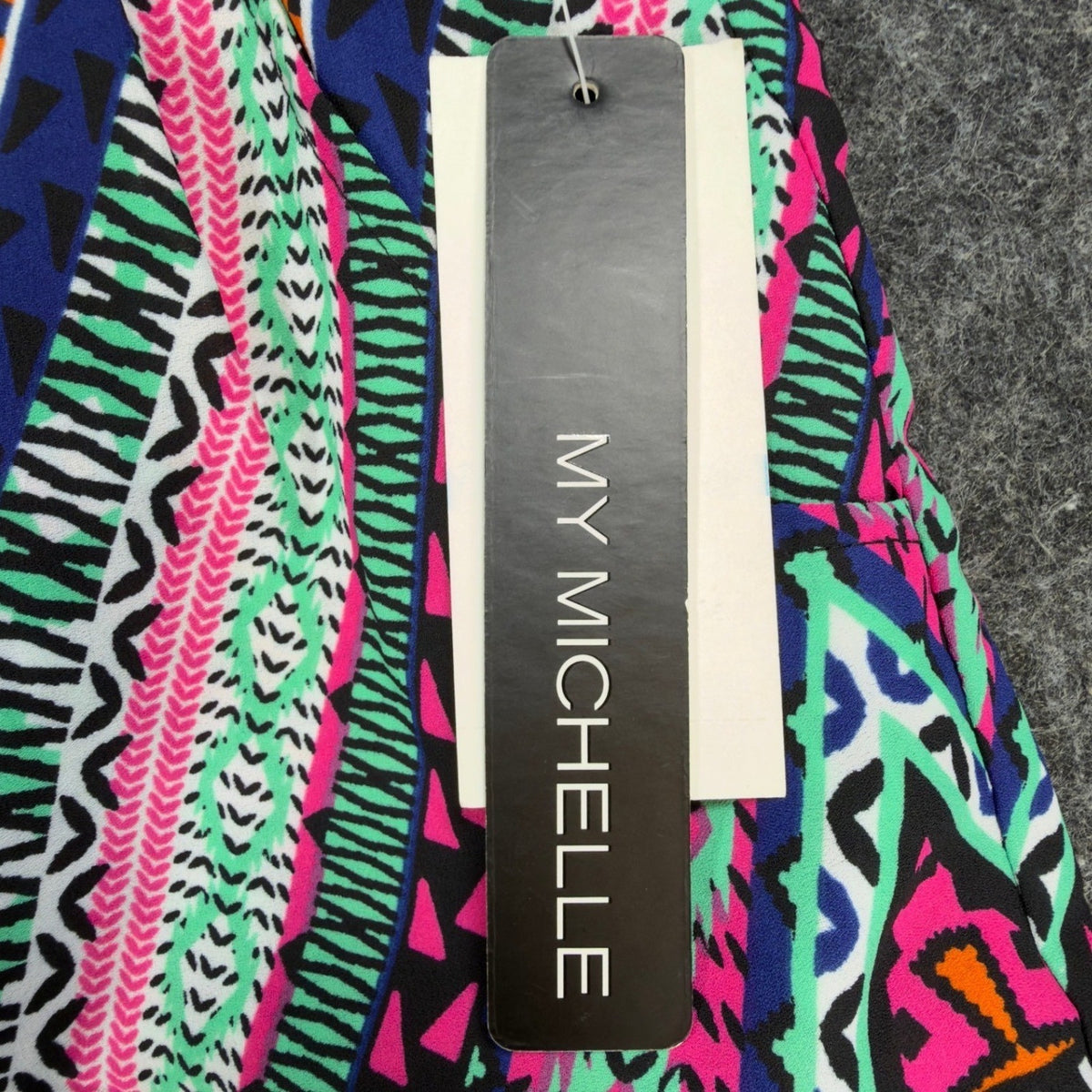 My Michelle Modern Tribal Print Shorts Juniors XL Multi Polyester NWT