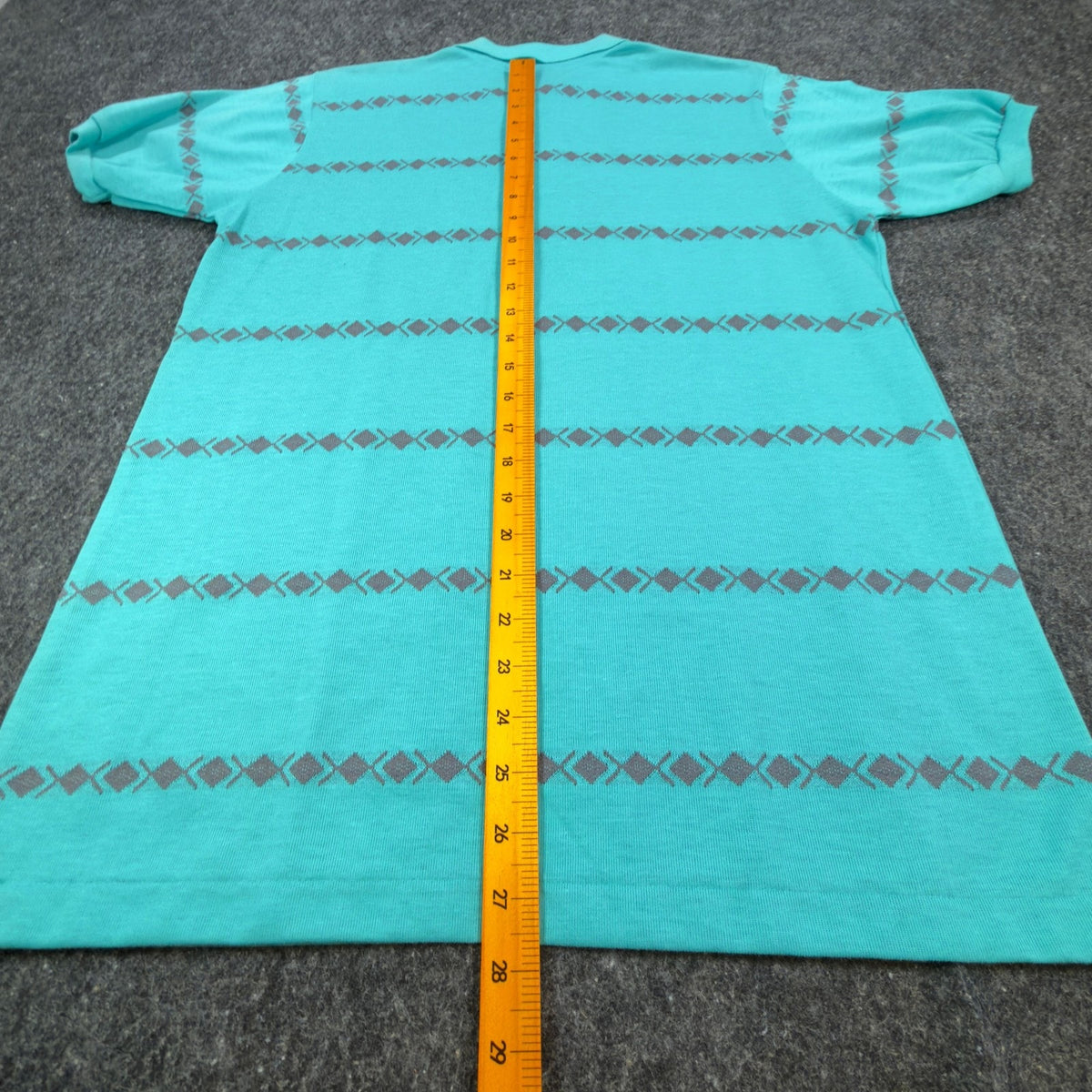 The Pro Black Watch Men's Medium Polo Shirt Turquoise Made in USA
