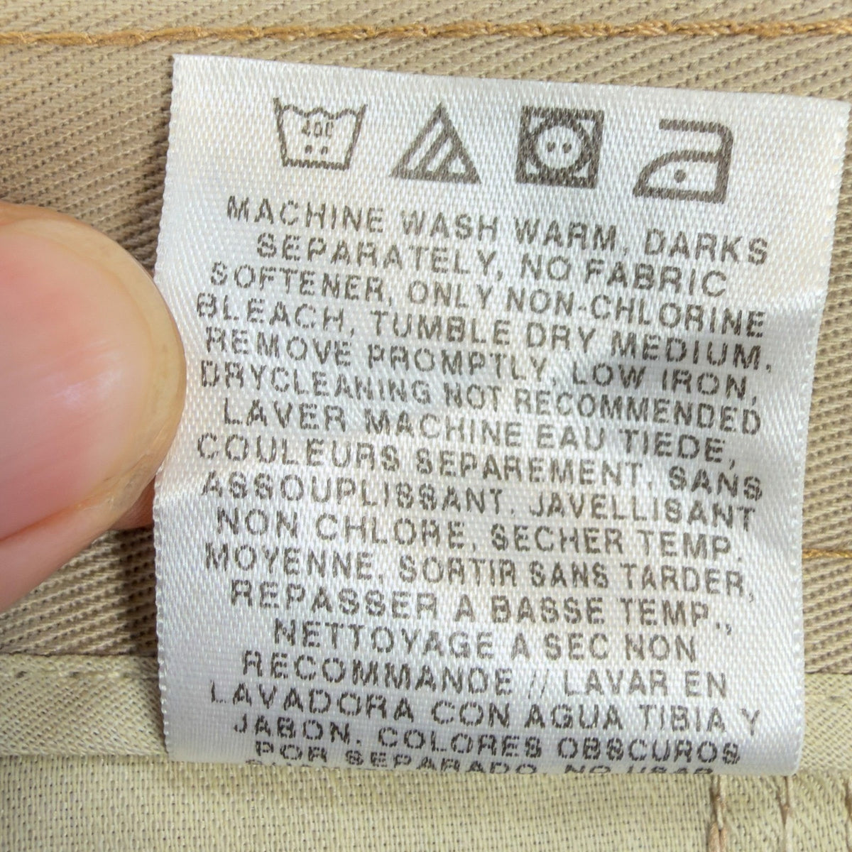 Wrangler Riata Pants Mens 35x30 Vintage 90s Khaki Cotton Relaxed Fit Pleated NEW