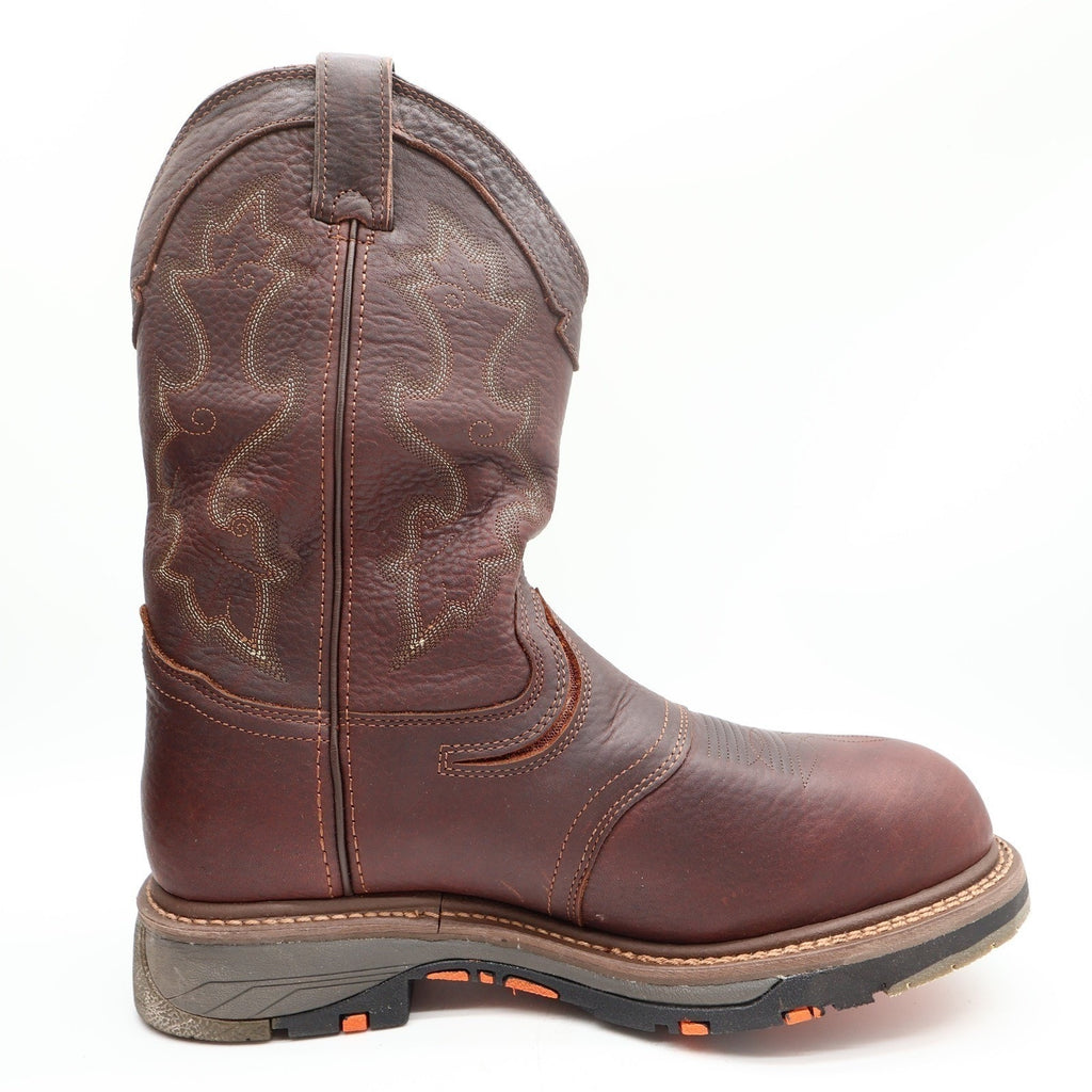 Double-H Roper Work Boots Mens 12 D Brown Leather Composite Toe DH5133 NWT Box